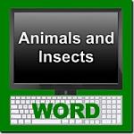 Animals and Insects Word Module