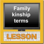 Family and Kinship Terms Lesson Module