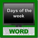 Days of the Week Word Module